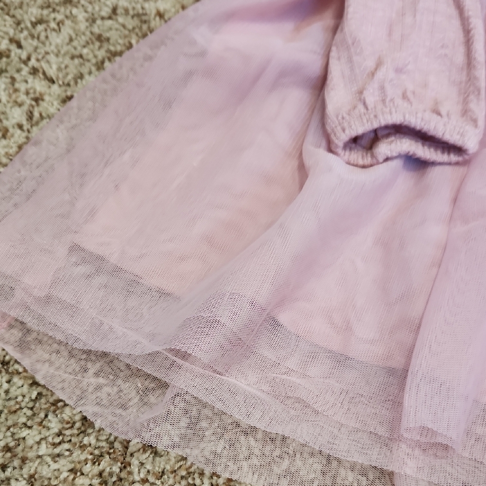 Pink Ruffled Kids Dress - Picture 5 of 5
